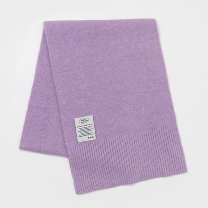 RECLOW RECLOW Wool Touch Knit Muffler Purple