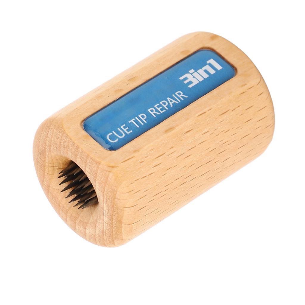 3 in 1 Cue Tip Repair Multifunctional Cue Shaper Tip Repair Tool for Billiard Tip Repair Accessory