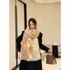 Women S Double Sided Faux Cashmere Warm Shawl Fashion Versatile Cape Scarf