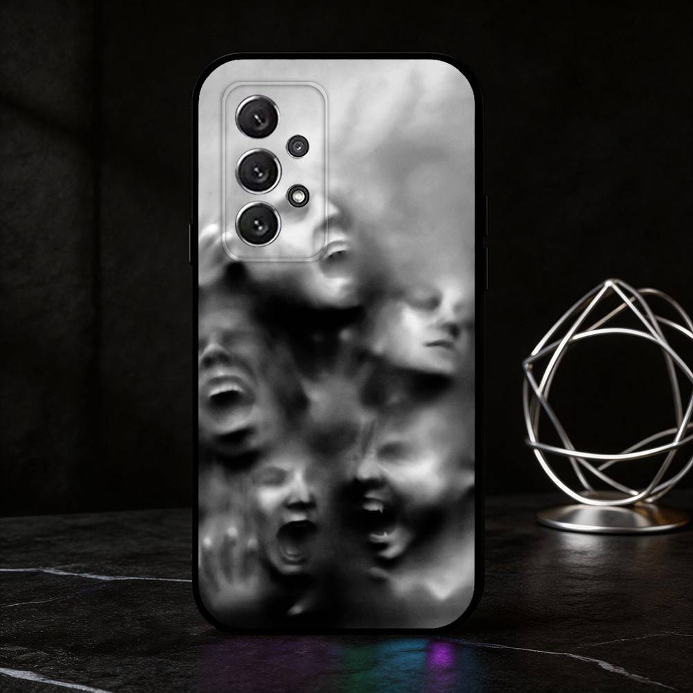M-Metaphoric Dark Art phone Case For Samsung S25,24,21,22,23,30,Ultra,20,Plus,Fe,Lite,Note Soft Black Cover