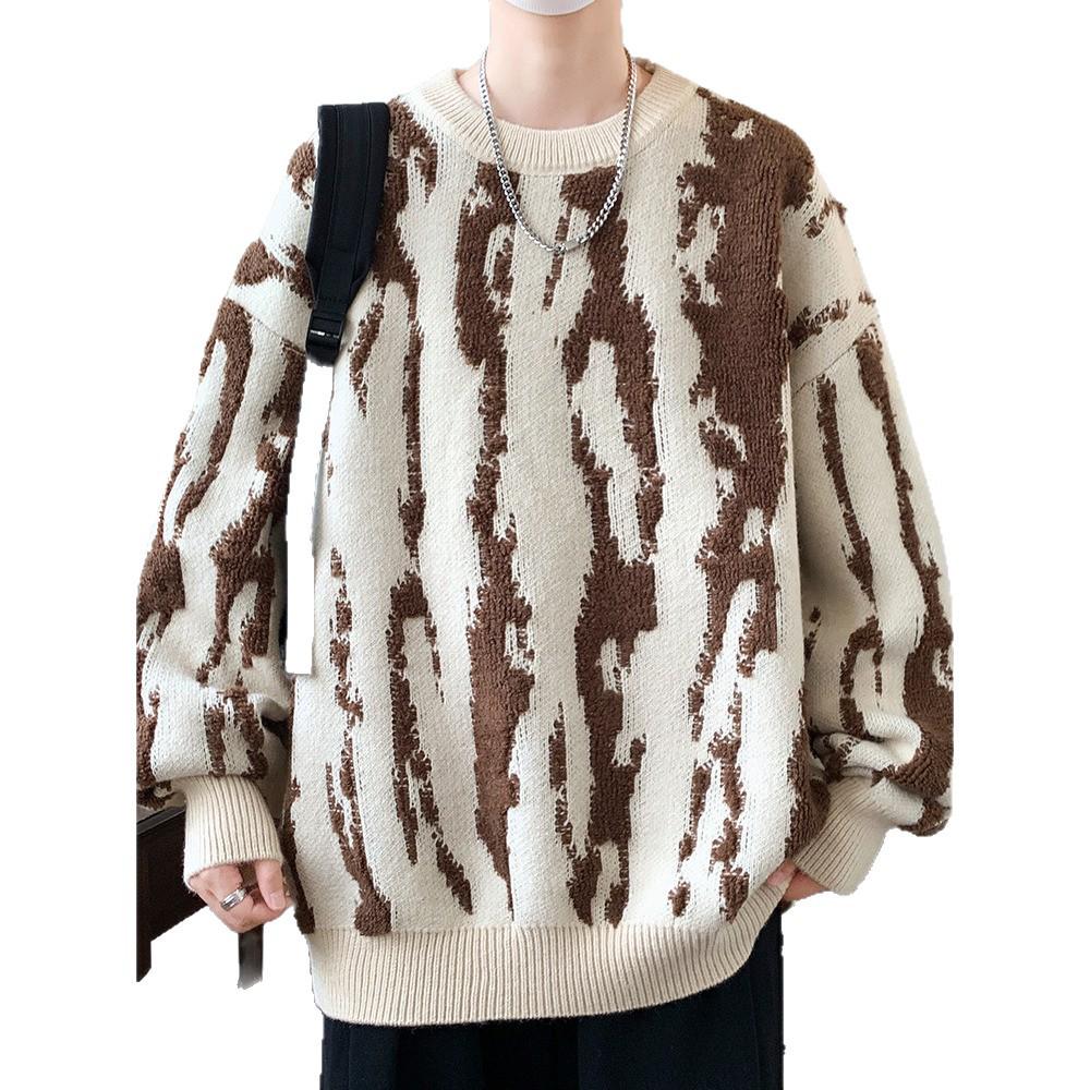 Men's High-End Trendy Sweater: New Autumn/Winter Loose Knitwear, Thick Warm Top