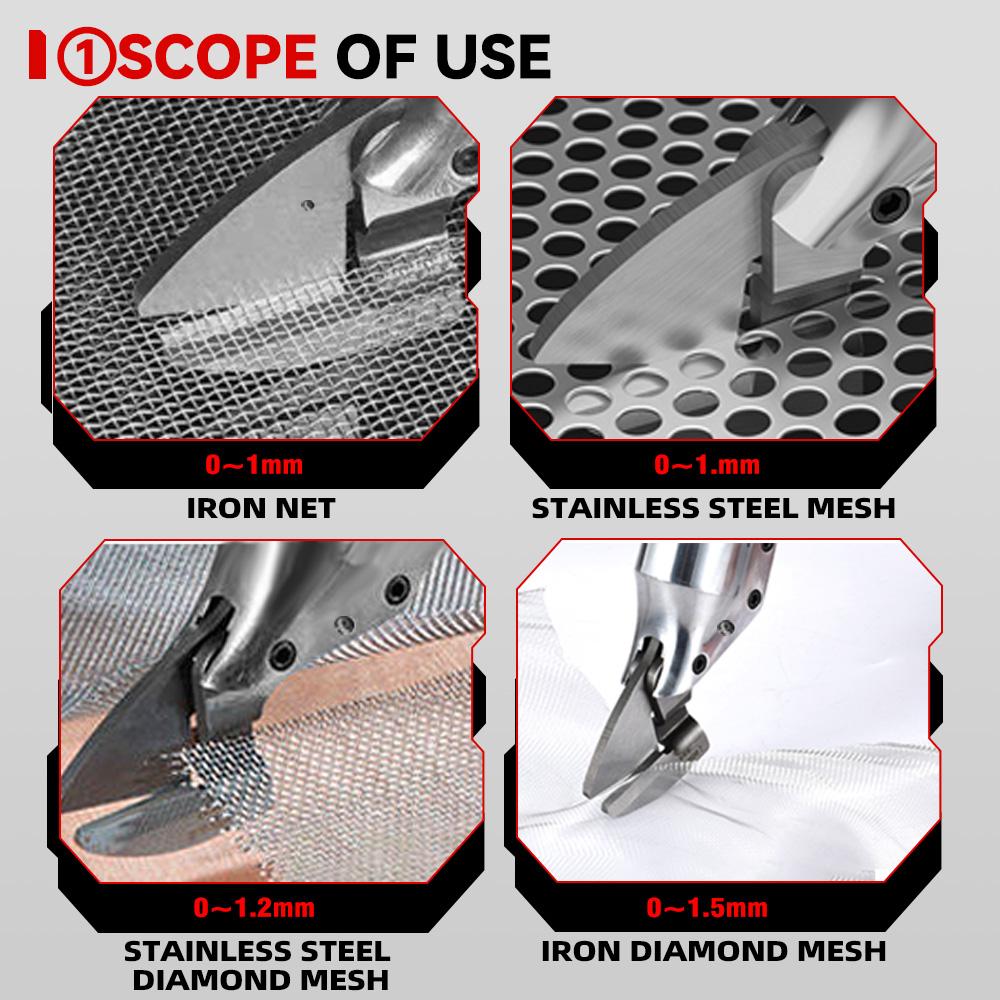 ONEVAN 880NM Brushless Electric Iron Scissors Cordless Iron Steel Scissors Sheet Metal Cutter Power Tool For Makita 18V Battery Pin