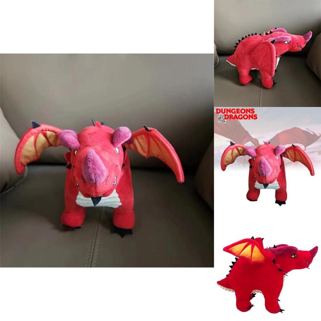 Red Dragon Plush Toy From Dungeons Dragons Perfect Gift For Fans!