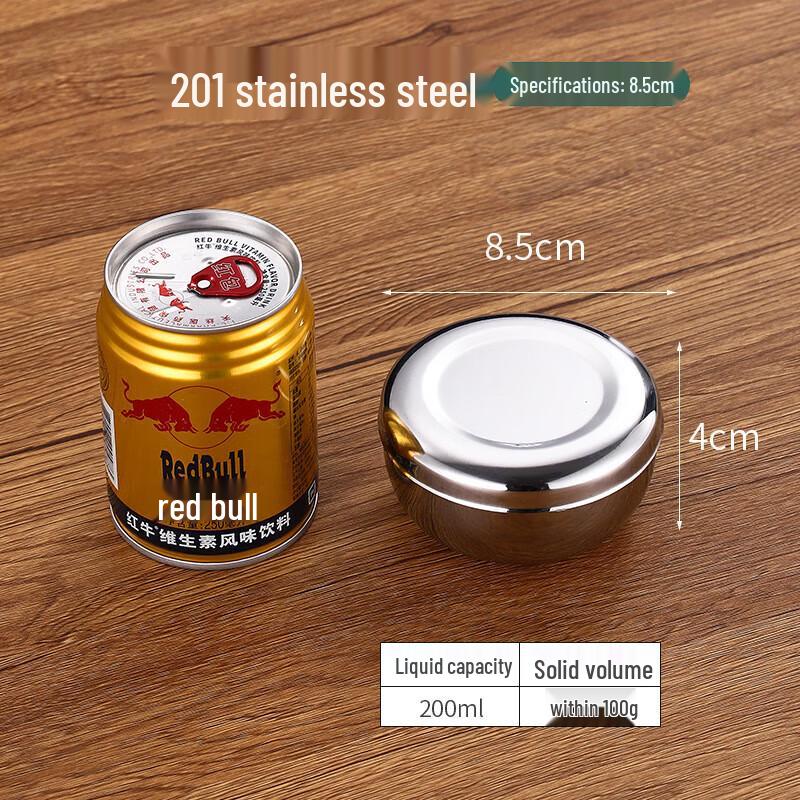 Однослойная рисовая миска из нержавеющей стали с крышкой