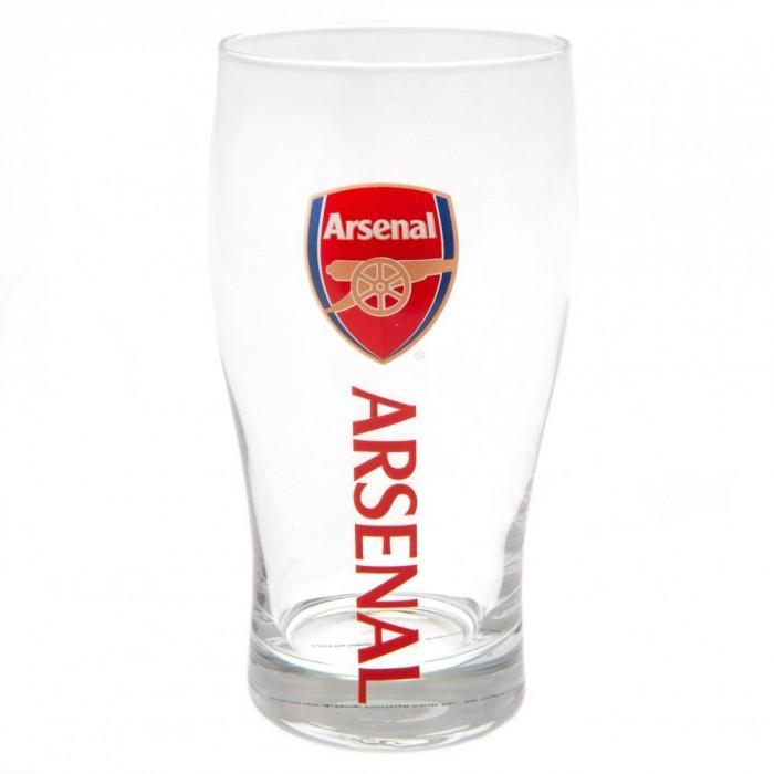Arsenal FC Crest Tulip Pint Glass