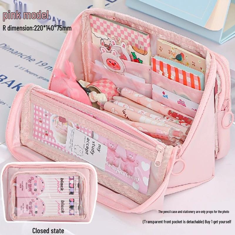 Large Capacity Ita Bag Style Detachable Pencil Case for Students - High-Value 2025 Design