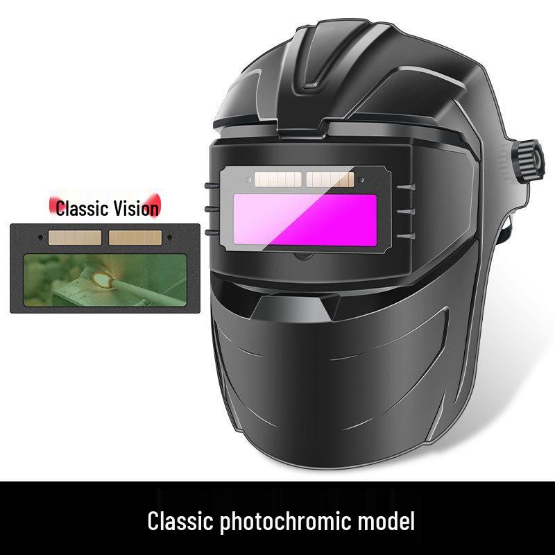 Selbstabdunkelnde Schweißmaske mit Verbrühungs- und Blendschutz