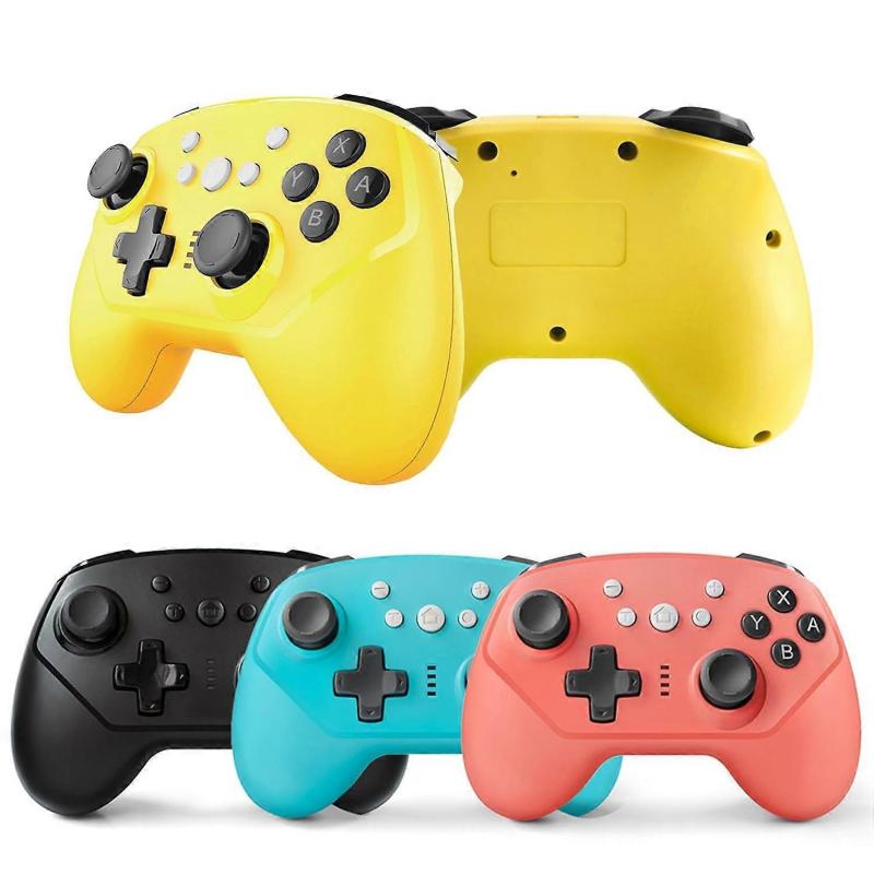 Switch Controller Wireless for Nintendo Switch/Switch Lite, Black Pro Controller with Turbo, Motion, Vibration, and Breathing Light
