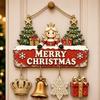 Reindeer Christmas Door Hanging Santa Claus Xmas Wall-mounted Pendants  Wall Decor