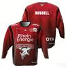 Haier MacLeod # 89 Russell 2026 DEL Eltern-Kind Deutsches Eishockey Trikot 3D-Druck Rundhals Langarm T-Shirt