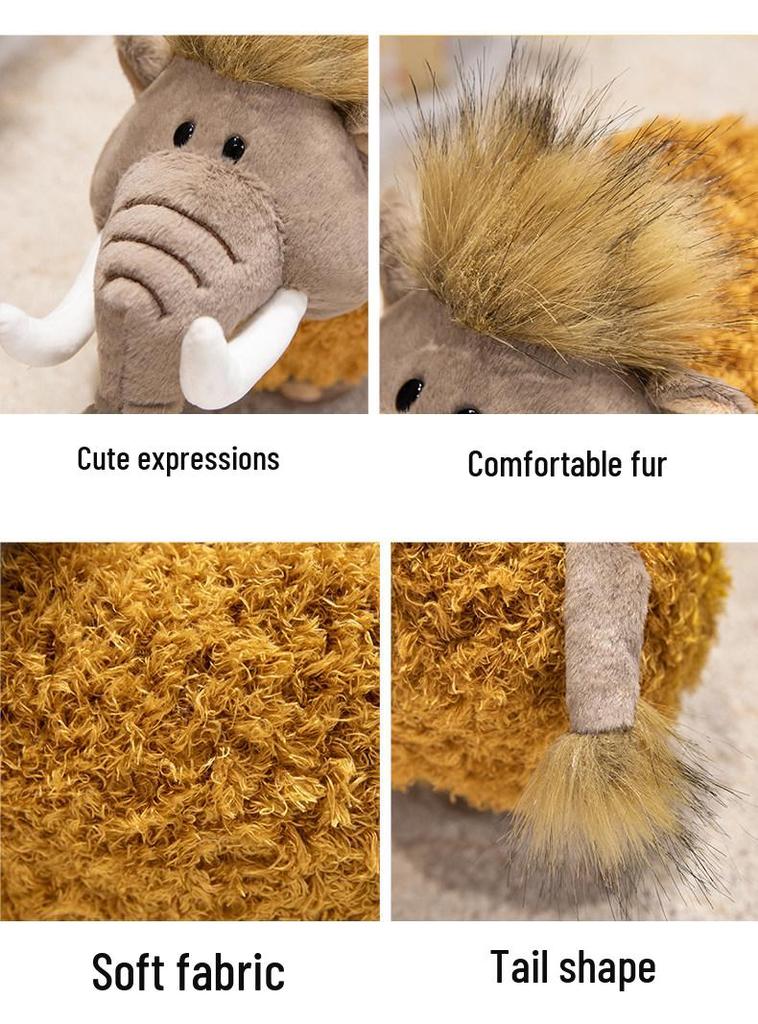 Cute Elephant & Hippo Plush Doll - Perfect Children's Gift or Event Prize