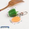 Miniature Food Keychain: Fruit, Vegetable & Beef DIY Backpack Pendant Toy