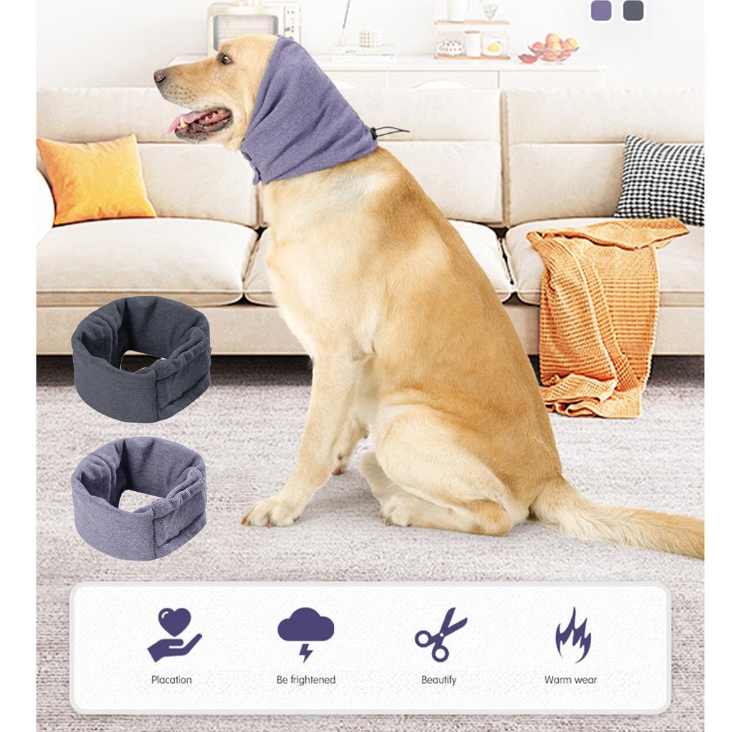 Puppy Ear Protections for Small Medium Large Dog Ear Wrap Scarf Neck Warmer Pet Dog Ear Cover Warm Head Wrap