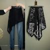 Asymmetric Lace Underskirt Slips Irregular Mesh Underskirt Slips Dress  Summer