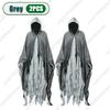 1/2/3PCS Halloween Scary Cloak Cape Costume Skull Zombie Prop for Adults Kid Cosplay Party Haunted House Outdoor Horror Supplies