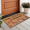 VIKAMA American Cute Mushroom Floor Mat Home Decoration Kitchen Wear-Resistant Carpet Indoor And Outdoor Welcome Door Mat