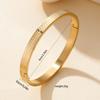 Hot-selling European and American couple bracelets, romantic plaid bracelets, titanium steel egg-shaped buckle, plaid pattern bracelets for men