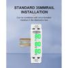 TOMZN DIN Rail 18mm Apmere Meter AC 100A 220V 380V Three Phase Modular Ammeter Indicator LED Digital Display Detector Witch CT