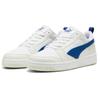 New PUMA Rebound V6 Anti Slip Wear Resistant Low Top Skateboard Shoes Unisex Beige White Blue 392328-32