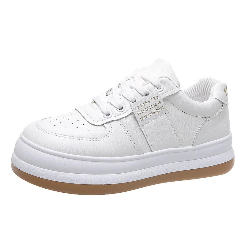 Small White Shoes Women's Platform Sports Shoes Breathable Casual Board Shoes