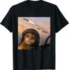 Selfie Squad Cat Funny Fighter Pilot Meme Kitty Gen Z Humor T-Shirt