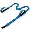 Pet Leash Nylon Woven Reflective Double Handle Dog Walking Rope Dog Products Explosion-proof Leash Dog Rope