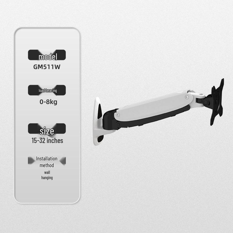 Wall Mount Monitor Arm for Computer Screen Display