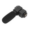 Video Recording Microphone Wide Range Frequency Shock Absorbing Stereo Interview Microphone for Camera
