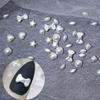 New Flat-Back Pearl Nail Jewelry Australian White Heart & Star Shaped Pearls DIY Nail Art Decorations