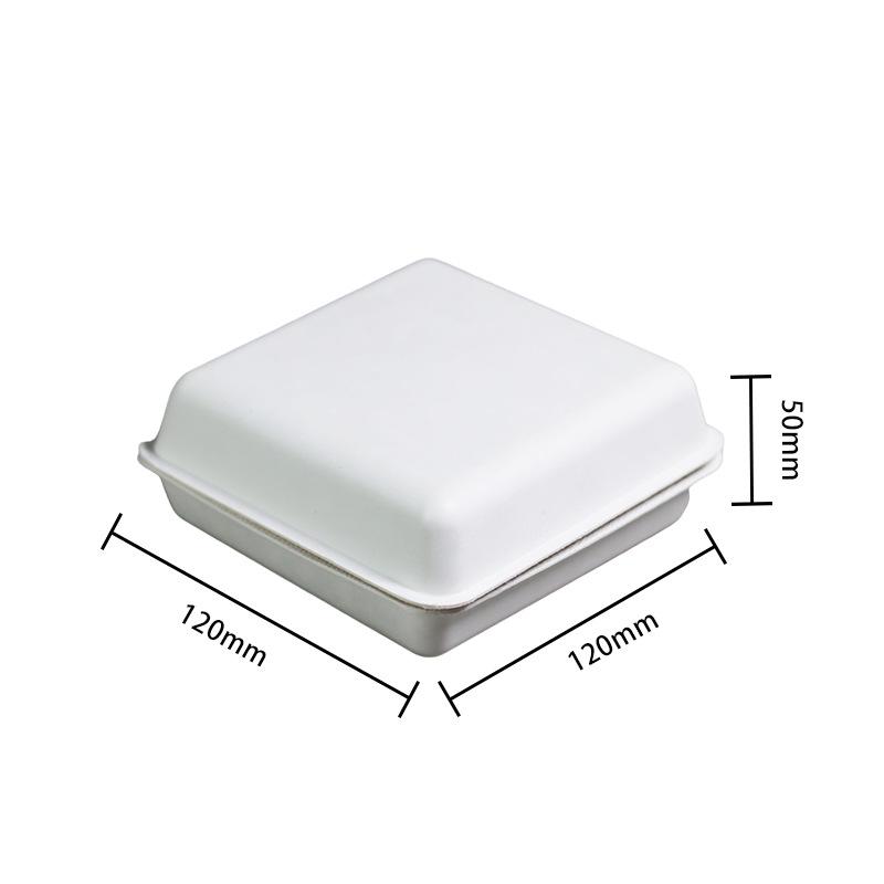 Eco-friendly Biodegradable Dim Sum Gift Box: Moisture-proof and Shockproof Sugarcane Pulp Storage.