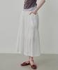 Ollibeudeollibeu Shirred Nylon Long Skirt Ow6Ms6210