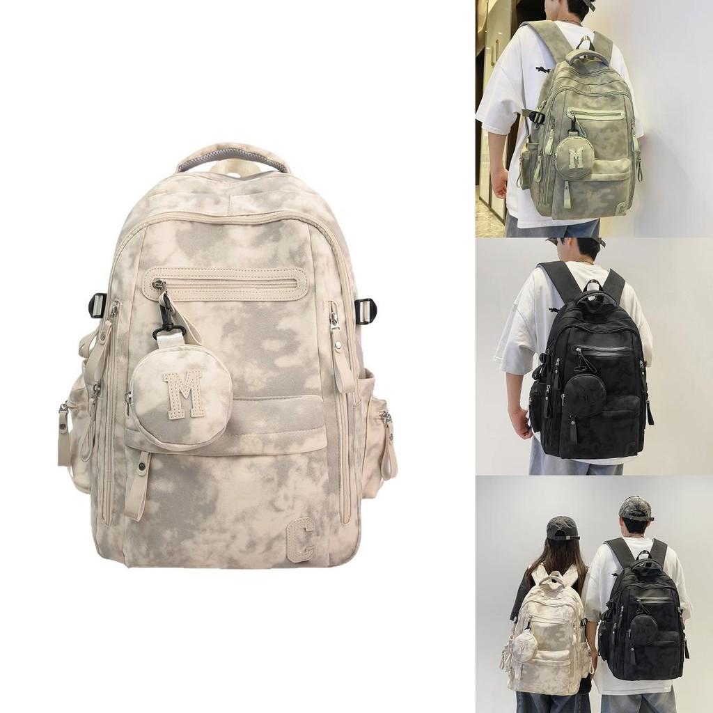 Nylon Casual Travel Backpack For Men And Women With Padded Shoulder System For Daily Use