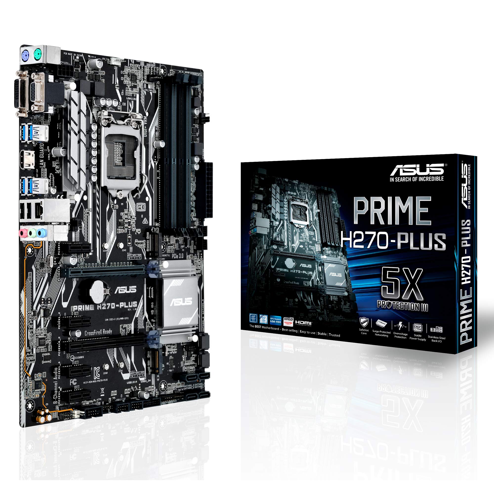 

Материнська плата ASUS PRIME Black H270-Plus - (Роз єм 1151/DDR4/S-ATA 600/ATX)