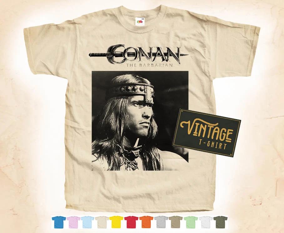 

Black Print CONAN The Barbarian vol.3 T-SHIRT Tee Vintage Poster 12 Colors S-5XL 4XL