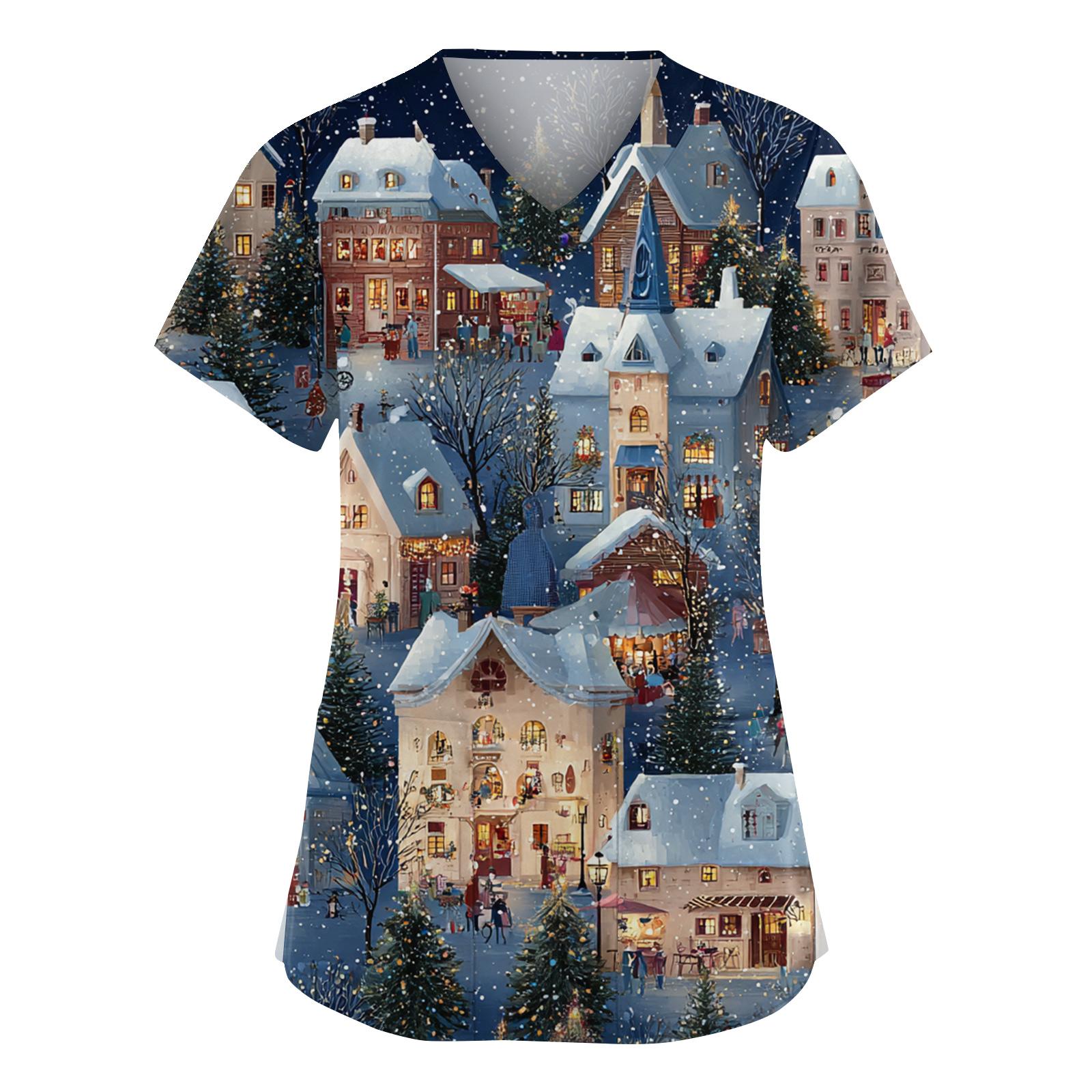 

Женская мода V-образный вырез короткий рукав комбинезон с карманами принт топы одежда XXXXXL