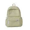 Casual small fresh plaid schoolbag female college student lightweight backpack versatile schoolbag