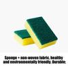 Sponges for Dishes Household Scrubbing Sponges for Kitchen Reusable Scrubber Brush Pads Cleaning Supplies for Pots Pans Cookware
