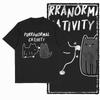 Retro Cat Print Unisex T Shirt Black Cool Big Size Cotton Graphic tshirt For Unisex Unique Casual Vintage Unisex Tshirt Tee Shirt G55