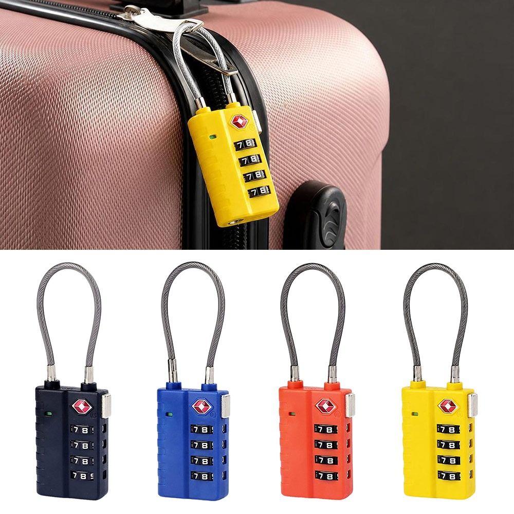 Anti-theft Customs Password Lock TSA Suitcase Luggage Coded Lock Cabinet Padlock  for Travel