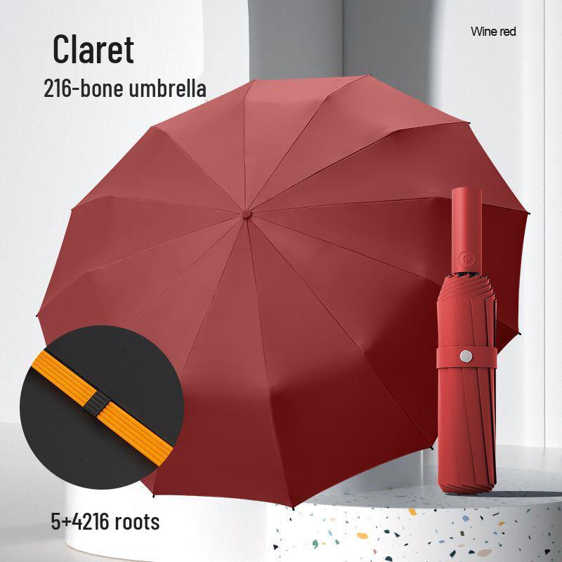 

288 Ribs Automatic Sun/Rain Umbrella - Extra Large, Storm Resistant for Men & Women, Reinforced, Thickened Dual-Use Umbrella