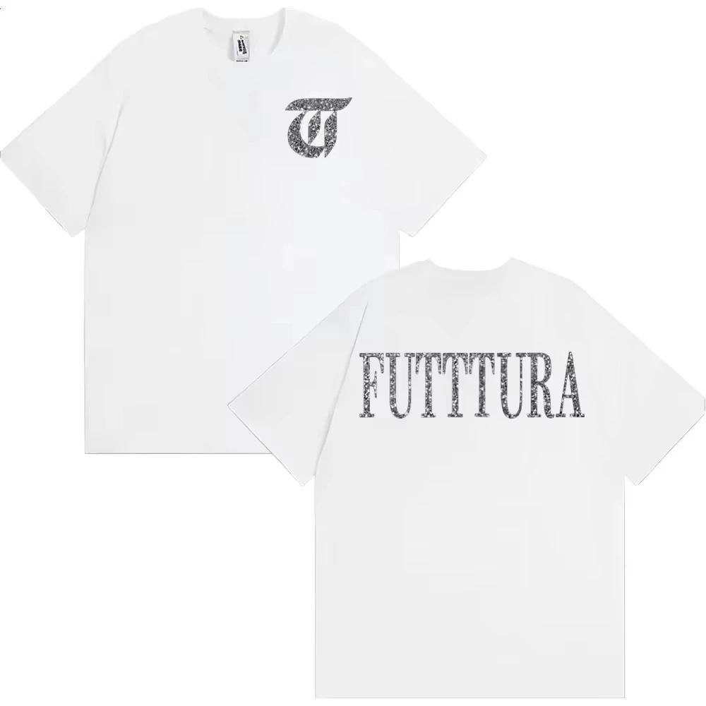 Singer Tini Stoessel Futtura Album Logo Tshirt Men's Women Clothing Harajuku Aesthetic T-shirts Casual High Quality Cozy T Shirt