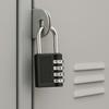 4-Digit Combination Padlock - BOXBRICO - Secure - Compact - Durable - Versatile
