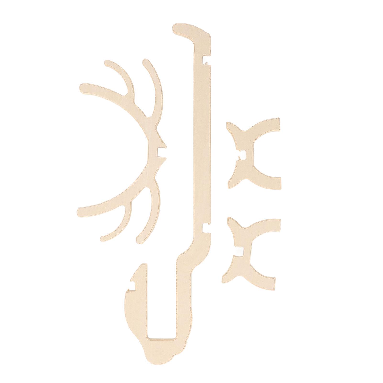 

Wine Bottle Holder Wooden Animal Shaped Decorative Stable Tabletop Wine Rack Stand Dog Shaped Black Deer Shaped Wood Color