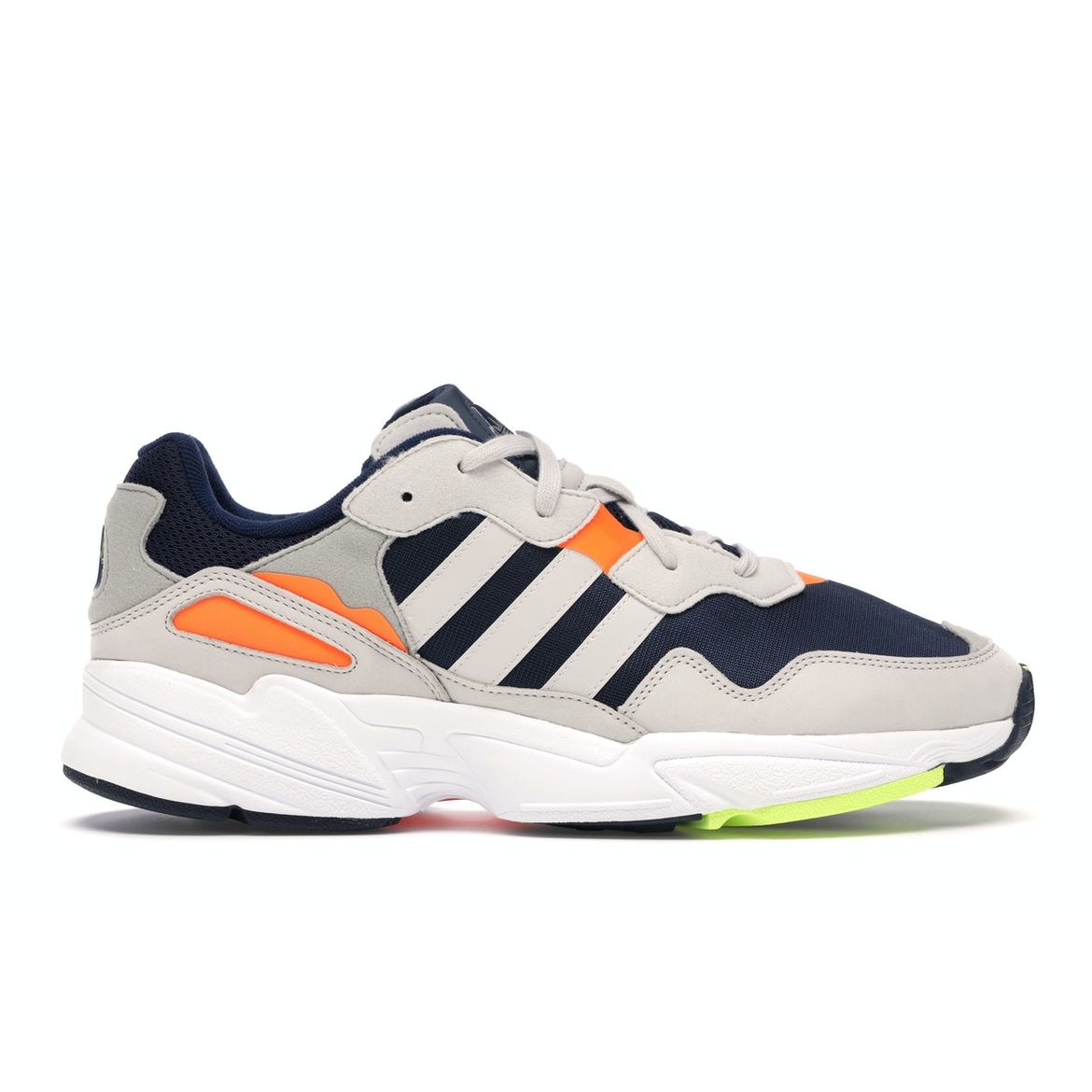 

Adidas Yung-96 Raw White Navy Кроссовки унисекс Collegiate-Navy Solar-Orange F35017