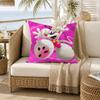 Cartoon Diddl Mouse Pillow Case for Sofa Living Room Home Office Decor Protective Cover