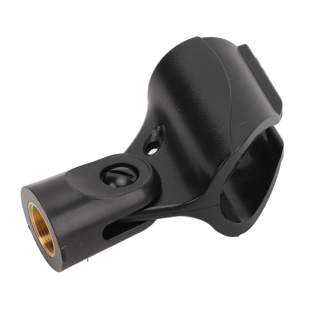 Wireless Microphone Clip Adjustable Angle Wire Mic Clamp Shock Mount Bracket Clamp Head U Shape Clamp for 25‑30mm