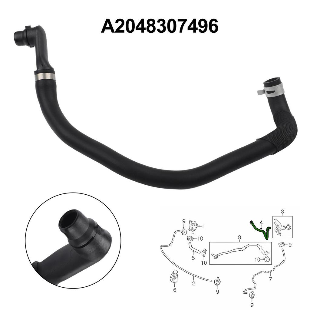 Replacement Coolant Line for Mercedes C Class E Class W204 A2048307496