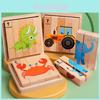 Holz-Alphabet-Bausteine Puzzle-Set Für Frühes Lernen Mit DIY-Spaß Für Kinder