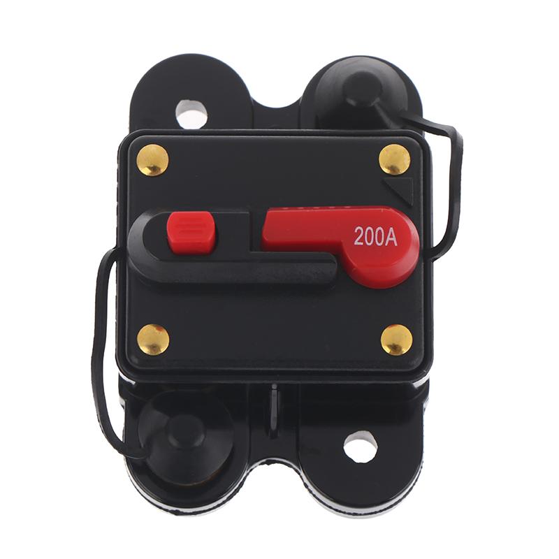 Wasserdichter Leistungsschalter Reset-Sicherung Wechselrichter DC12V 24V 30A 40A 50A 60A 80A 100A 150A 200A 250A 300A Haus-Solarsystem Teile