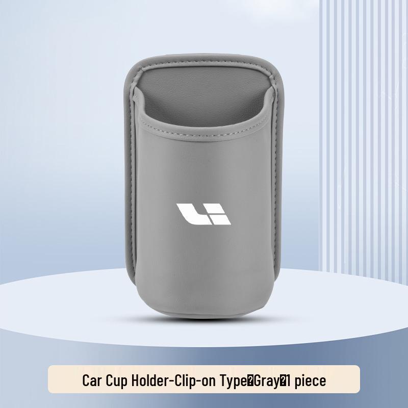 Compatible with Li Auto L7, L6, L8, L9: Cup Holder Replacement & Car Seat Back Storage Box, Door Trash Can - New Version